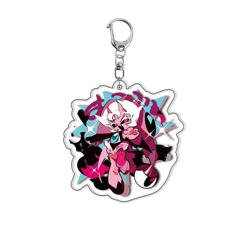 New Game Cookie Running Acrylic Fun Keychain Shadow Milk Pure Vanilla Cookie Pendant Keyrings Fans Gifts Bag Hanging Accessories