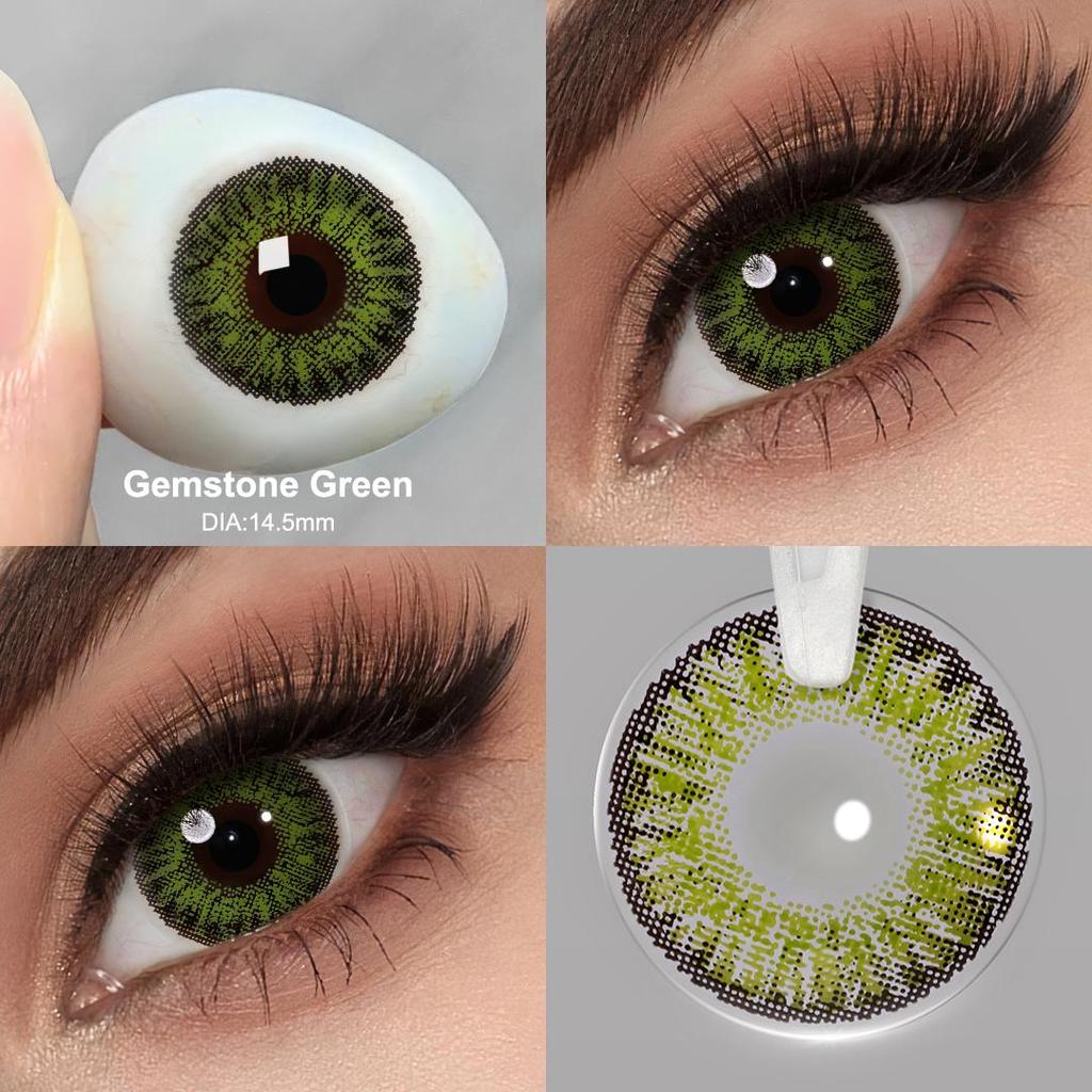 Seria 3 Tone Kolorowe soczewki kontaktowe dla oczu Kolorowe soczewki Kontakty z oczami z kolorowymi kosmetykami Kolorowe soczewki kontaktowe dla źrenic