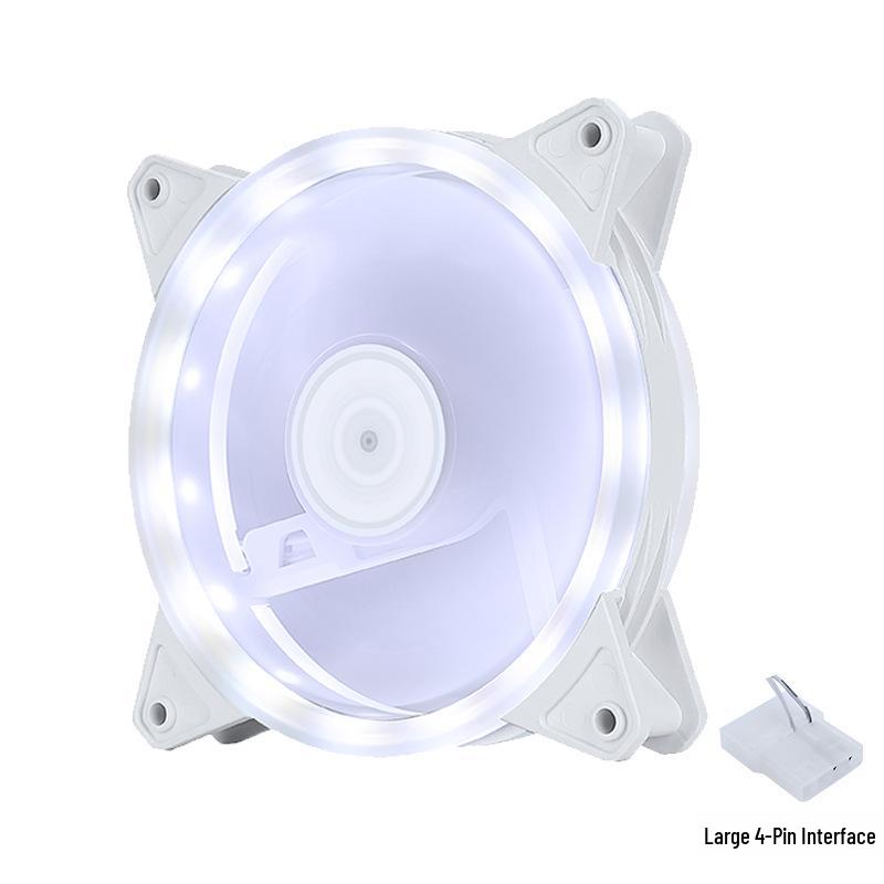 Silent LED 120mm 4-Pin Chassis Cooling Fan