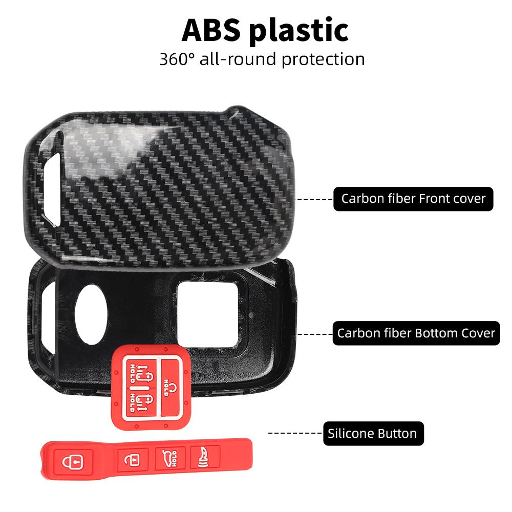 ABS Car Key Case Cover For Kia K5 DLS GT Sorento 4 Carnival Sedona MPV   2022 Remote Fob Shell Accessories Car