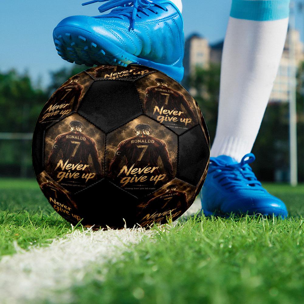 Size 5 Printed Football Resistant Outdoor Training Soccer Ball