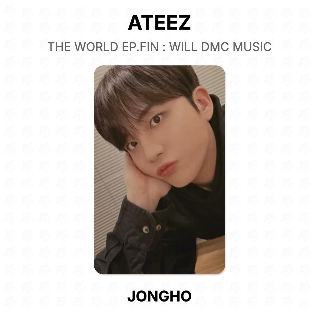 ATEEZ THE WORLD EP.FIN : WILL DMC MUSIC Official Photocard