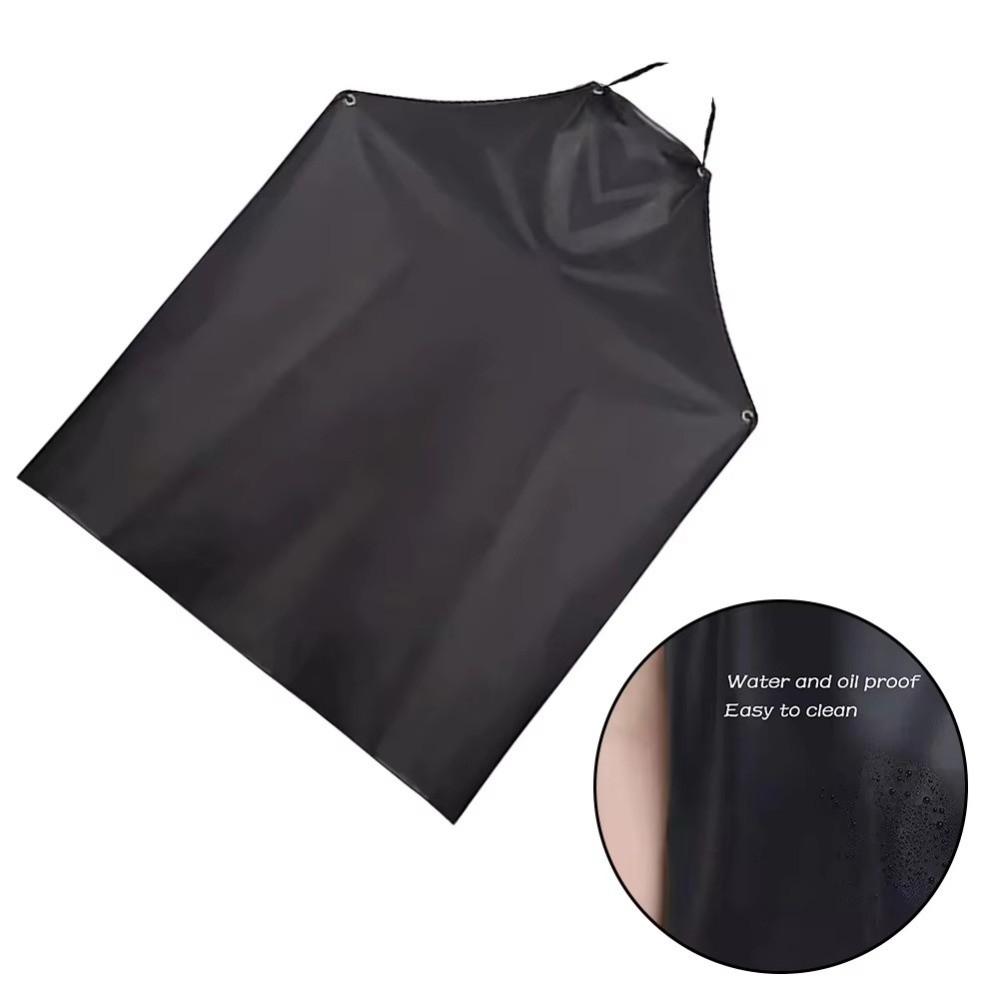 Waterproof PVC Apron Thickened Catering Work Clothes Reusable Kitchen Cooking Apron  Men Women