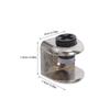 20Pcs Glass Clamp Bracket Supports Zinc Alloy Stable Fixed Glass Shelf Holder for 4-8Mm Thickness Bathroom Shower Panel Clips