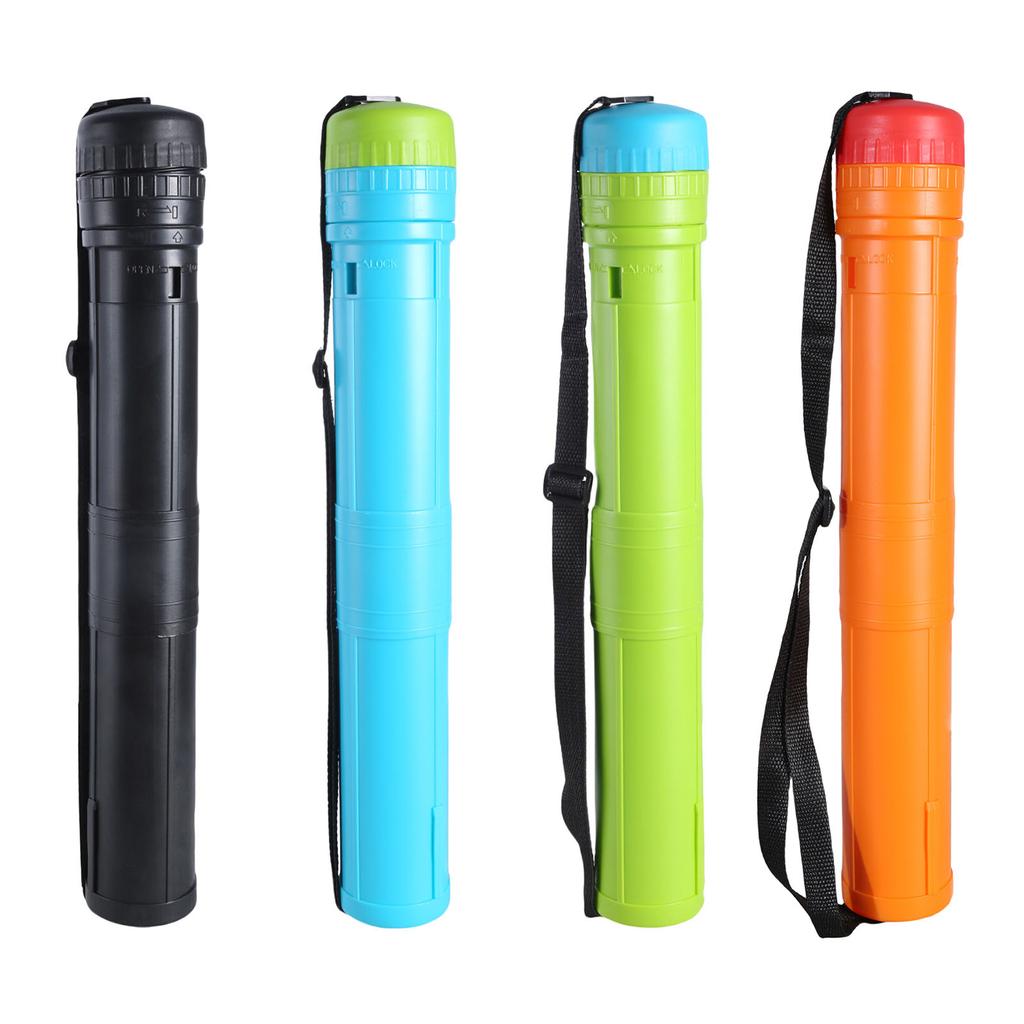 Telescoping Poster Tube 17-29.7'' Extendable Document Storage Tube Poster Carrying Case for Documents Blueprints Artwork