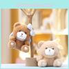 Adorable Plush Rabbit Doll Cute Bunny Stuffed Toy Perfect For Wedding Gifts And Keychains