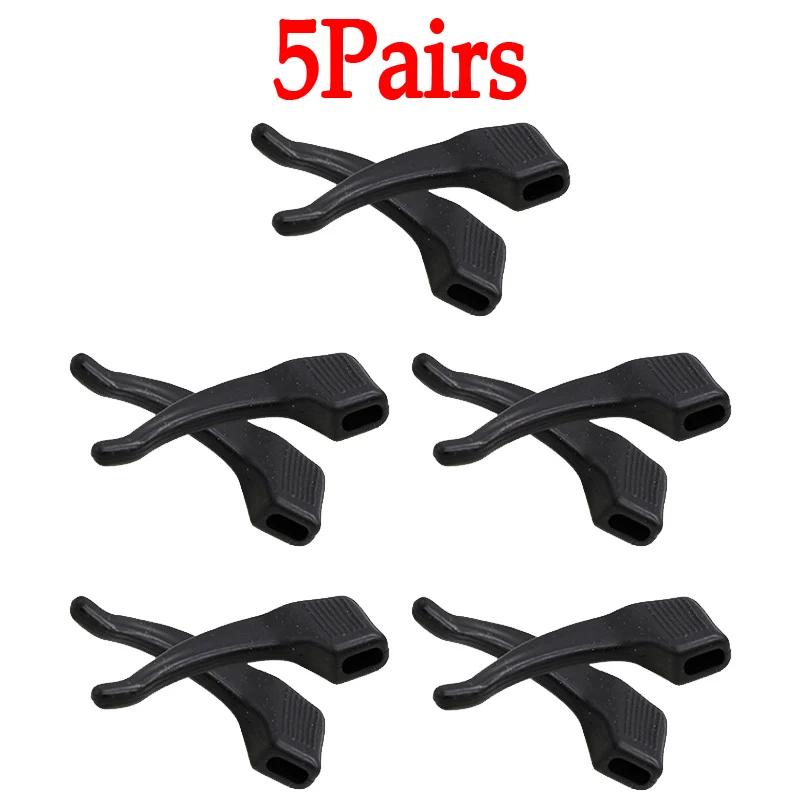5/10pairs Silicone Anti-slip Ear Hook Glasses Holder Ear Bracket Ear Hook Buckle Glasses Accessories Glasses Holder