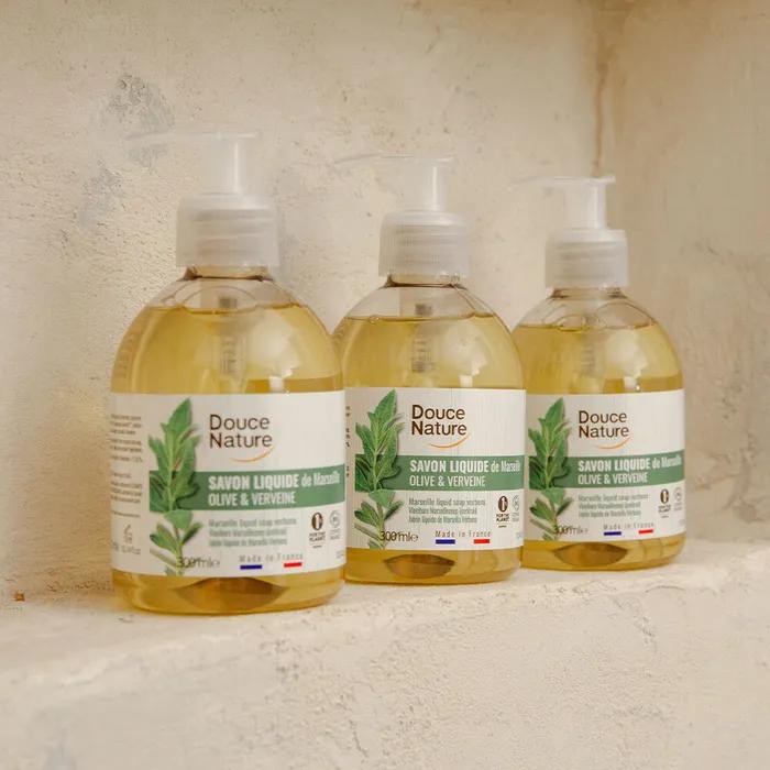 Douce Nature Marseille Hand Wash Verbena 300ml x3 Moisturizing Hand Wash
