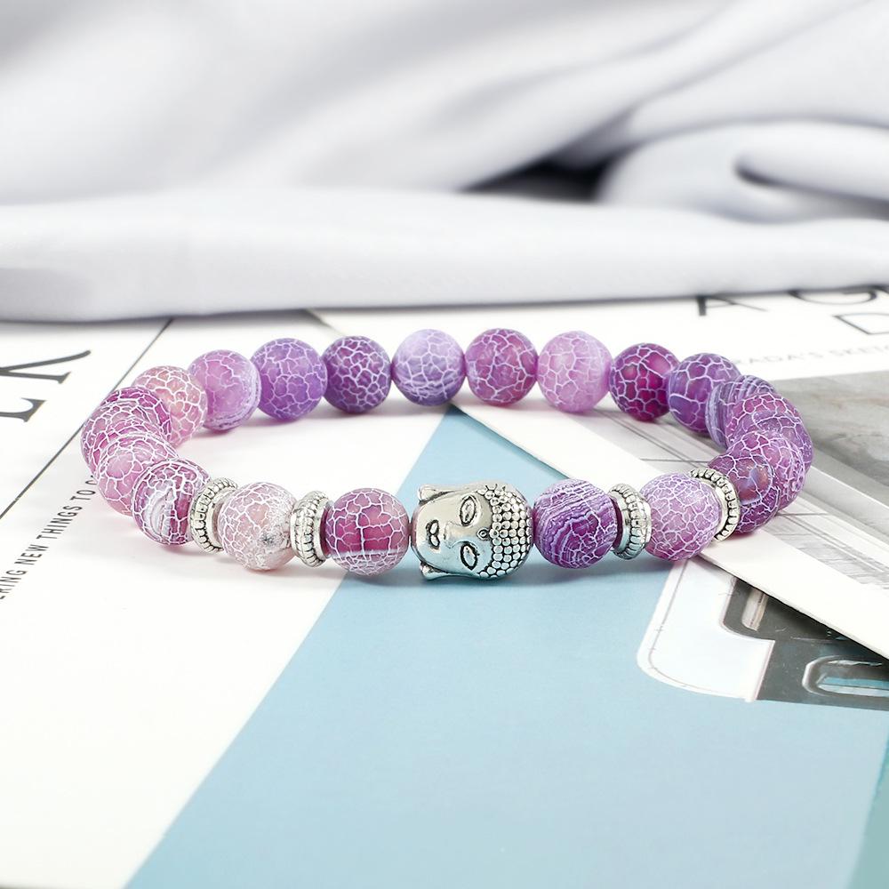 Turquoise Ethnic Crystal Buddha Beads Bracelet