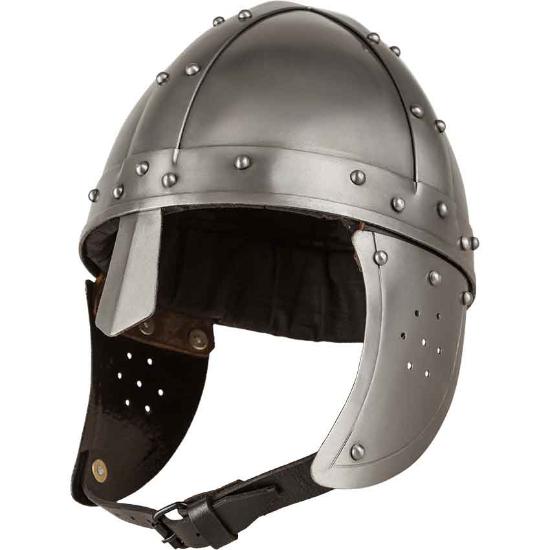 Casco de Acero Spangenhelm Vikingo Medieval Portátil Casco de Armadura de Acero LARP Recreación Cosplay Regalo
