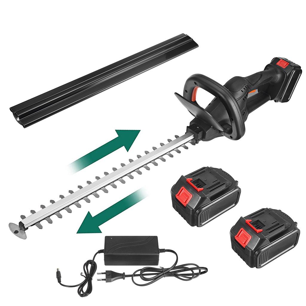 Hedge Trimmer Brushless Cordless Hedge Trimmer Batteries 18V Dual Action Pruning Saw Hedge Cutter Rotating Handle Tools