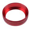 2-Piece Red Aluminum AC Control Knob Covers for Ford Ye