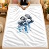 Flannel BlanketLionel Messi Warm Soft Throw Blanket for Indoor Sofa Bed Living Room Use