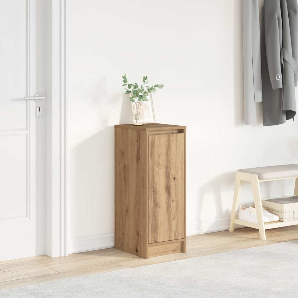Shoe Cabinet Artisan Oak 29.5 x 34 x 76 cm Particleboard