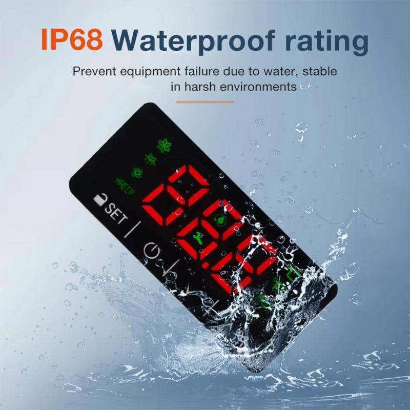 Digital Screen Touch Thermostat With Precisions Temperature Control For Refrigeration Freezers And Cold Storage Units