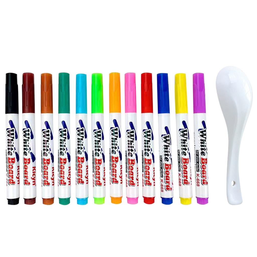 Magical Water Painting Pen Colorful Mark Pen Markers Floating Ink Pen Doodle Water Pens Children Montessori Early Education Toys St Practical Use