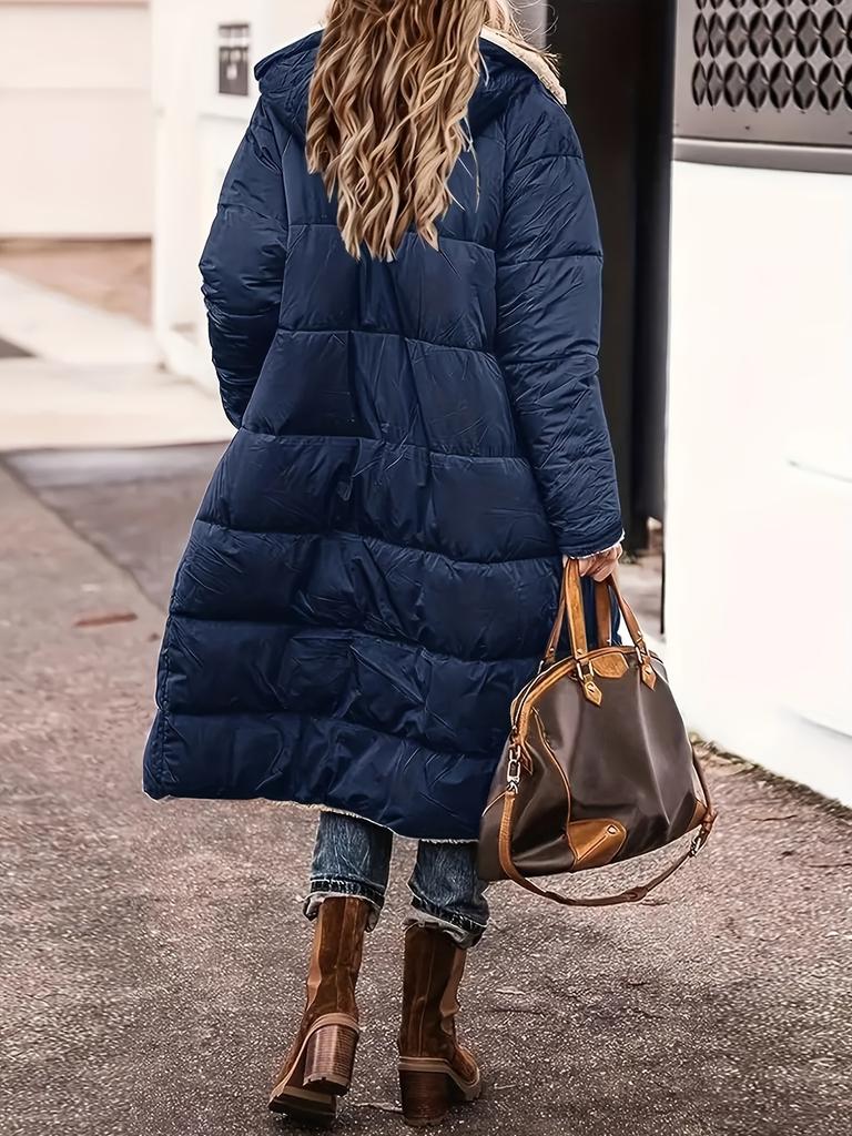 Elegant Long Thick Coat Winter Warm Coat