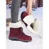 Waterproof Snow Boot Women's Plush Cotton Shoes Ladies Warm  High-top Boots Winter Outdoor Sneakers for Trekking Hiking