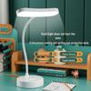 Intelligente USB-Schreibtischlampe mit Augenschutz für Studenten – Energiesparende Lampe mit rundem Sockel für Schlafsäle, Büros oder den Einsatz am Bett
