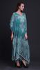 Phagun Floral & Paisley Long Caftan Maxi Dress Beach Swimwear Cover up Womens