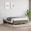 Vidaxl Bed Frame, Taupe Color, 140X190 Cm, Upholstered