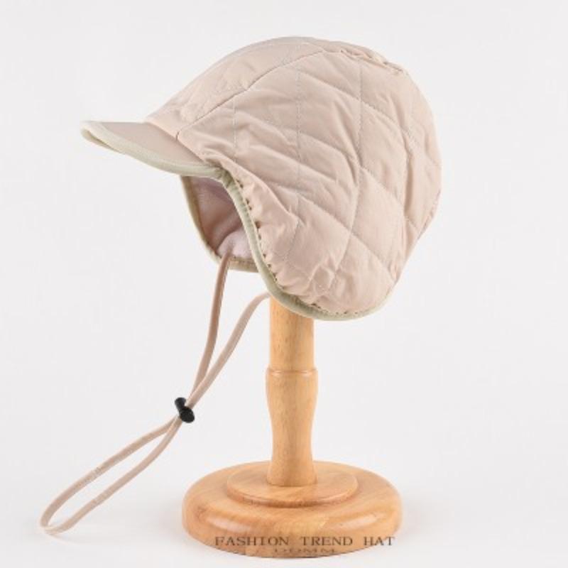 Down Cotton Cap Children Winter Motorcycle Helmet Liner Liner Windproof Short Brim Duck Tongue Lei Feng Cap Male Cycling Cap