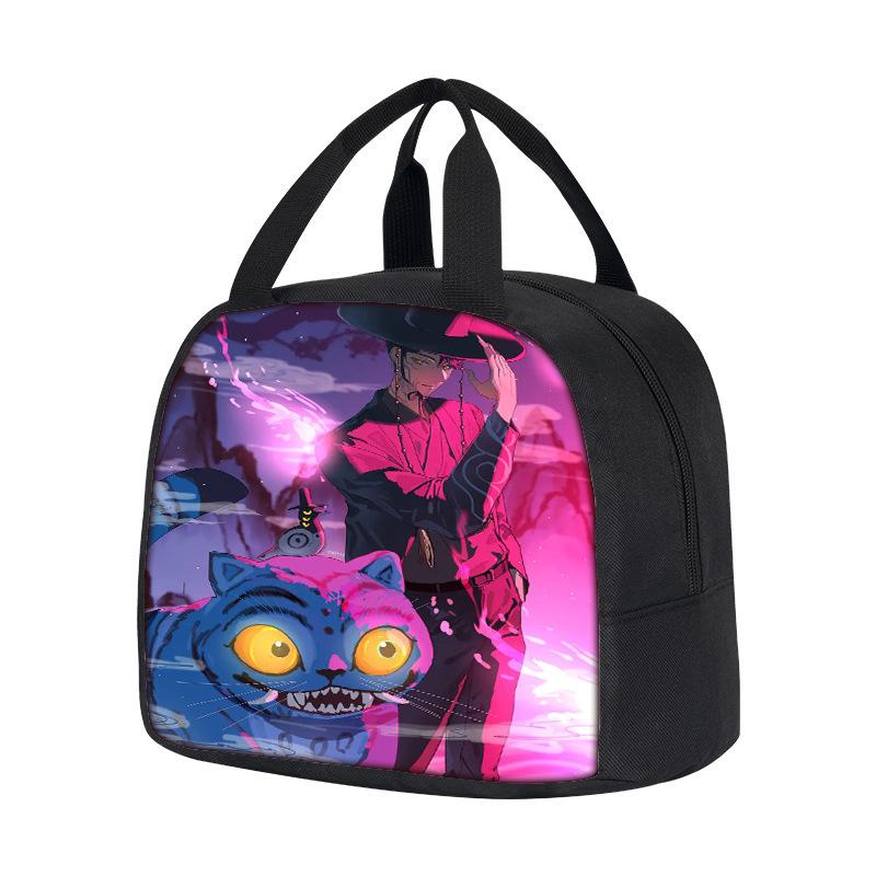 Anime Witch Hunter Group Men'S And Women'S Backpacks, Elementary School Students' Backpacks, Large-Capacity Printed Casual Backpacks