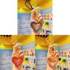 Heart Shaped Keychain With Czech Rhinestones For Gift And Decoration