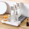 Rotate Seasoning Storage Shelf Sliding Salt Bottle Holder Convenient Spice Storage Rack  Cabinet