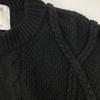 Converse [x CLANE] A2888ZKSW106 Black Lambswool Star Motif 3D Pullover Knit Tops M blackUsed