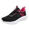Neue Damen-Freizeit-Sportschuhe, Fliegenstrick-Mesh, atmungsaktiv, ultraleicht, weichsohlig, rutschfest, Studenten-Laufschuhe, Damen-Stoßdämpfung
