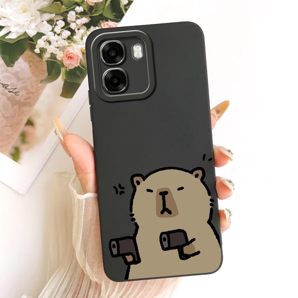 Case For Oppo A6 4G CPH2817 5G CPH2831 PLT120 Casing For Oppo A6 Cover Luxury Fashion Cute Cartoon Funny Painted Silicone Funda