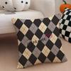 J-Joanna Logo Cushion Cover Throw Pillow Cover Hidden Button Durable Polyester Chair Cushion