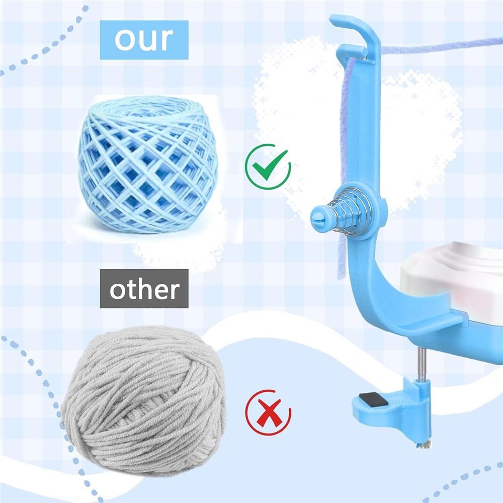 Electric Yarn Winder Dual Spring, Automatic Yarn Winder, Strong Tension Stepless Speed Regulation, 10 Ounce Large Capacity Knitting Winder