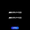 2/5/10pcs Car Logo 3D Metal Stickers Decorative Accessories For Mercedes Benz A B C S Class AMG GLA CLA GLC W176 W221 W204 W205