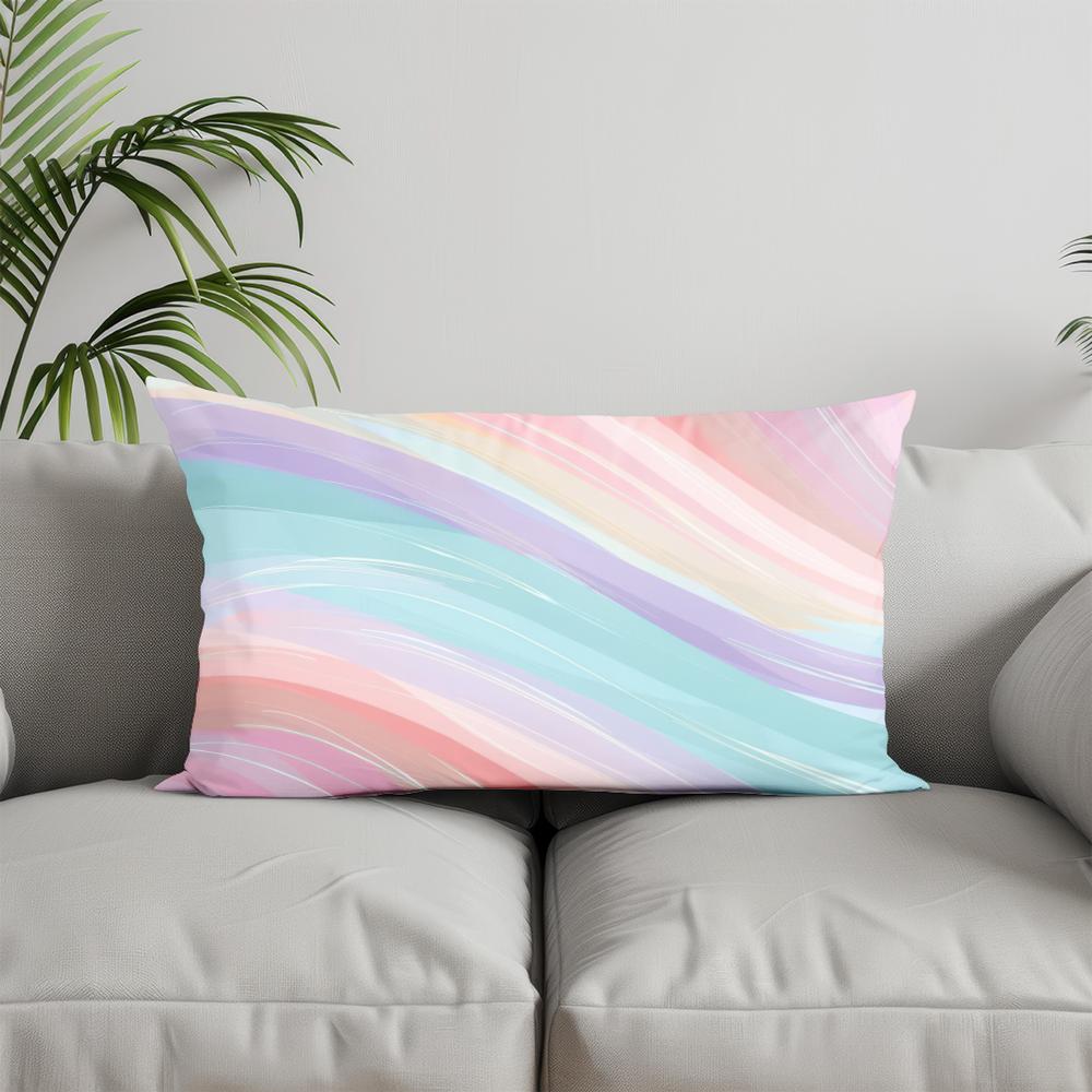Home Decor Cosmic Swirls Throw Pillow Cover Suitable For Sofa Bedroom Car Pillow Cover Cushion Rectangular Back Cushion