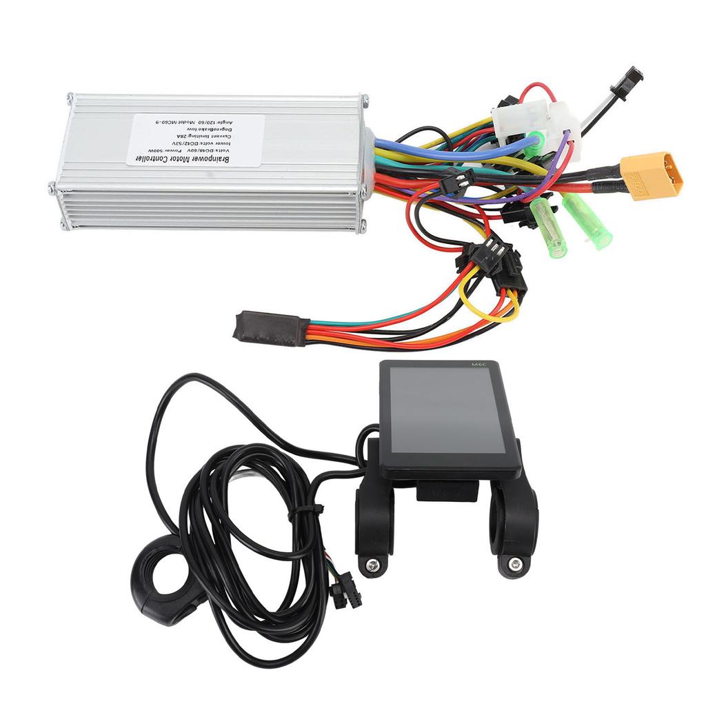 48 60V 500W Electric Scooter Controller LCD Display Motor Brushless Controller for 22.5mm Handlebars