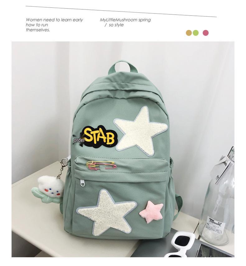 Japanese Cute Cartoon Backpack: Large Capacity Travel & Campus Bag for Women