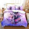 Marine Anchor Pattern Duvet Cover Set Fashion Bedding Set Ultra Soft Quilt Cover and Pillowcases for Kids Teens Boys Bedroom