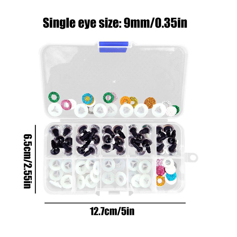 

Глаза для кукол, вязаные крючком, блестящие безопасные глаза, круглые безопасные глаза, принадлежности для изготовления кукол-животных, куполообразные глаза-пуговицы с шайбами для красный