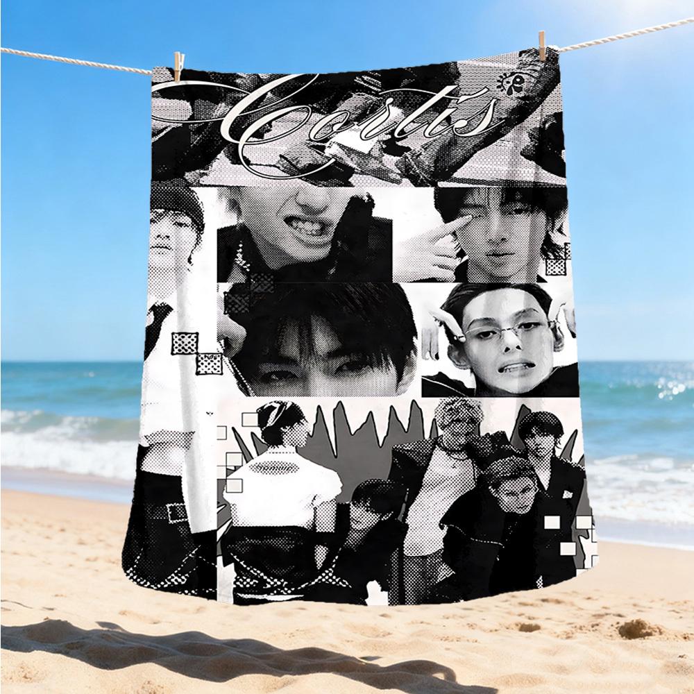 1pc Cortis, K Pop Outdoor Personalized Flannel Blanket, Soft, Lightweight Personalized Flannel Blanket, Digital Printing,