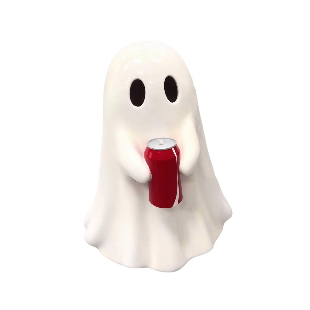 Niedliche Halloween-Figur mit einer Cola-Dose für Party-Dekoration