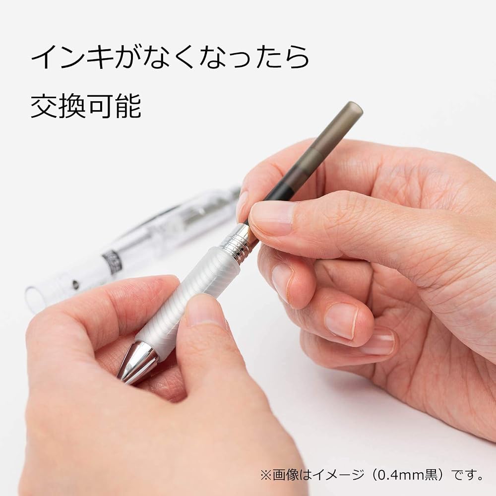 Pentel Ballpoint Pen Gel Ink Gel Infree 0.7 mm Clear Shaft BL77TL-C Blue 10