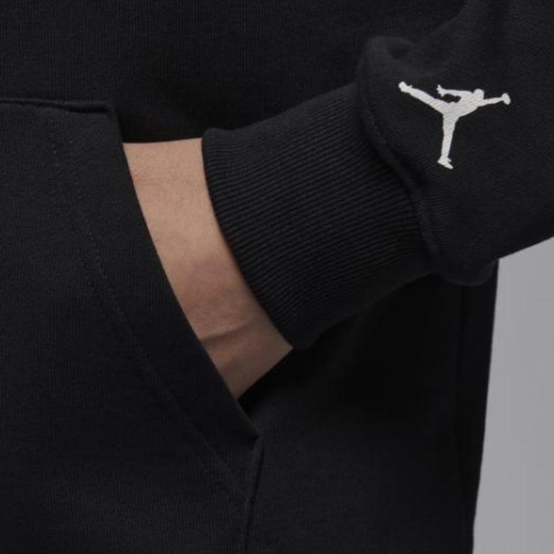 Jordan Airflight SS25 World Of Elevated Letter Print Pullover Hoodie Men Hoodies Black HV4557-010