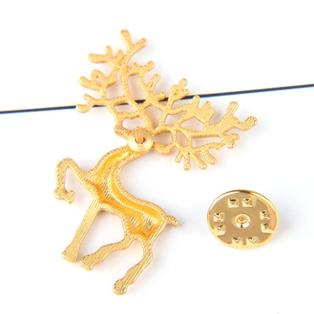 Deer Animal for Women Zinc Zinc Alloy Metal Brooch Garment Accessories Fashion Jewelry Lapel Pin