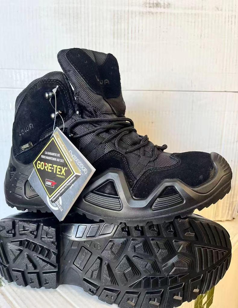 Men's Four-Season Hiking Combat Boots - Non-Slip, Water-Repellent Outdoor Shoes