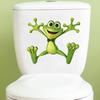 Toilet Lid Stickers, Cartoon Frog Design,Waterproof Bathroom Wall Decal, Removable Wall Stickers for Toilet Tank And Ceramic Tile