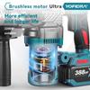 Yofidra 26MM Brushless Electric Hammer Impact Drill Multifunctional Cordless Screwdriver Rotary Tool For Makita 18V Battery