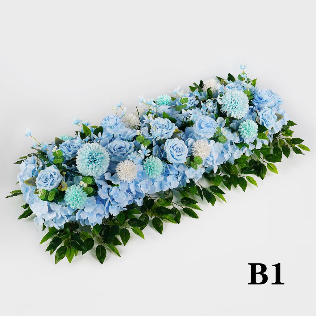 Artificial 100CM Flower Row Wedding Table Flower Floor Row Arrangement Flower Background Party Flower Decoration
