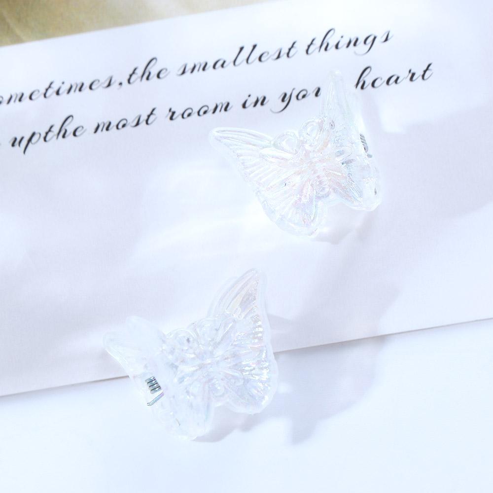 Color Resin Transparent Hair Claw Small Side Clip Women Hair Accessories Korean Style Hair Clip